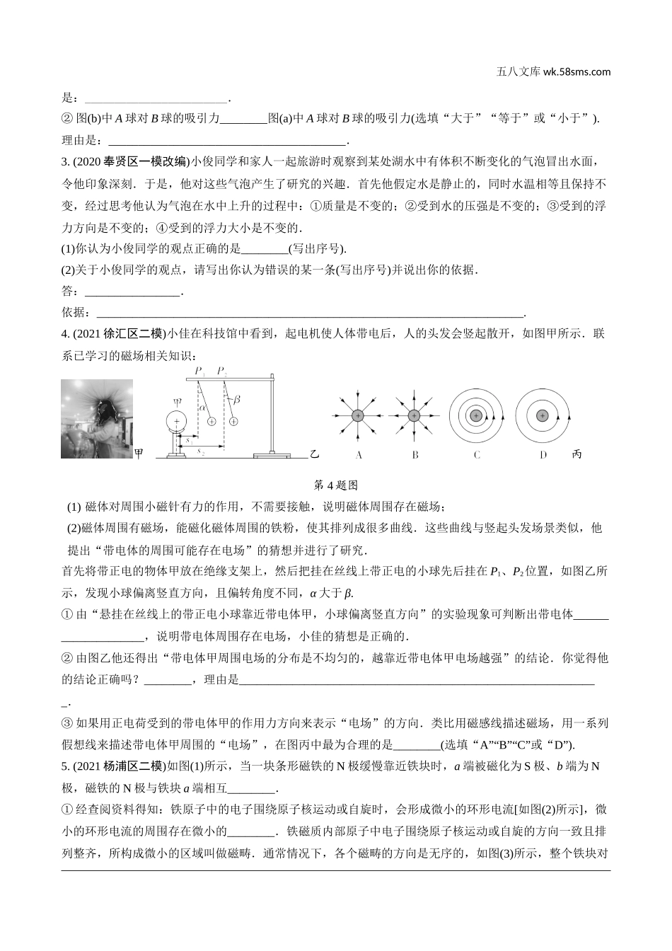 初中_中考_上海物理精讲本_02.第二部分　综合能力提升_01.专题一　情景与信息题.docx_第2页