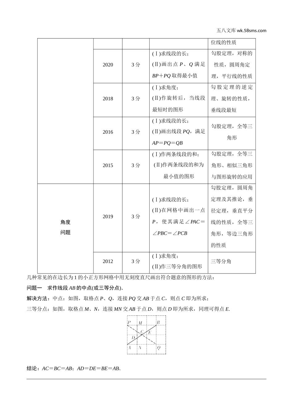 初中_中考_天津数学精讲本_2.第二部分  天津重难题型研究_一、选填重难题型突破_3.题型三  第18题网格作图题.doc_第2页