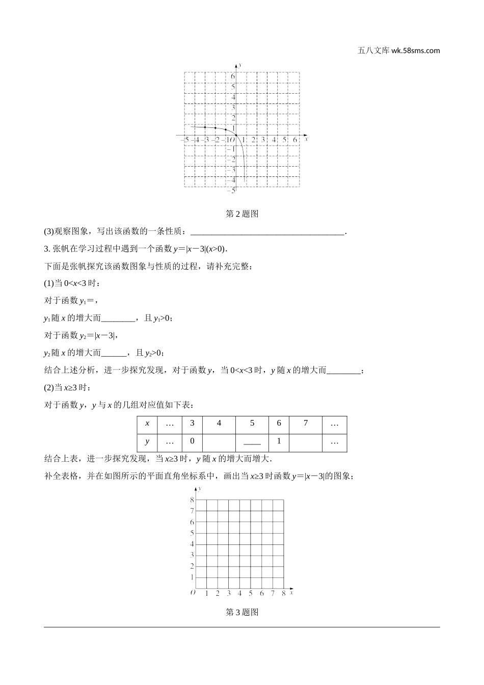 初中_中考_甘肃数学配套课件_2.第二部分  甘肃中考题型研究_4.题型四  函数图象性质探究题.doc_第2页