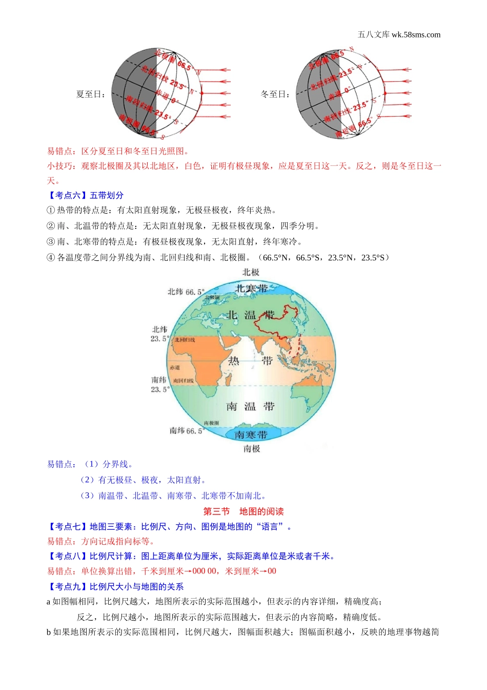 初一_地理_【人教】七上地理全册考点总结_第3页