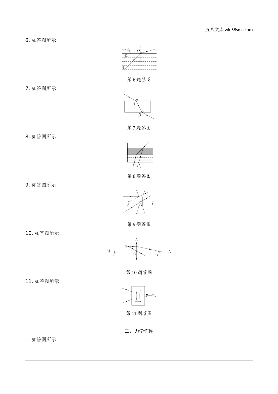 初中_中考_重庆物理精讲本_01.精讲本_02.第二部分　重庆中考专题研究_第二部分  重庆中考题型研究  参考答案.docx_第2页