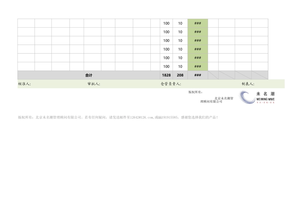 企业管理_出入库管理_物料入库日报表（明细表）_第2页