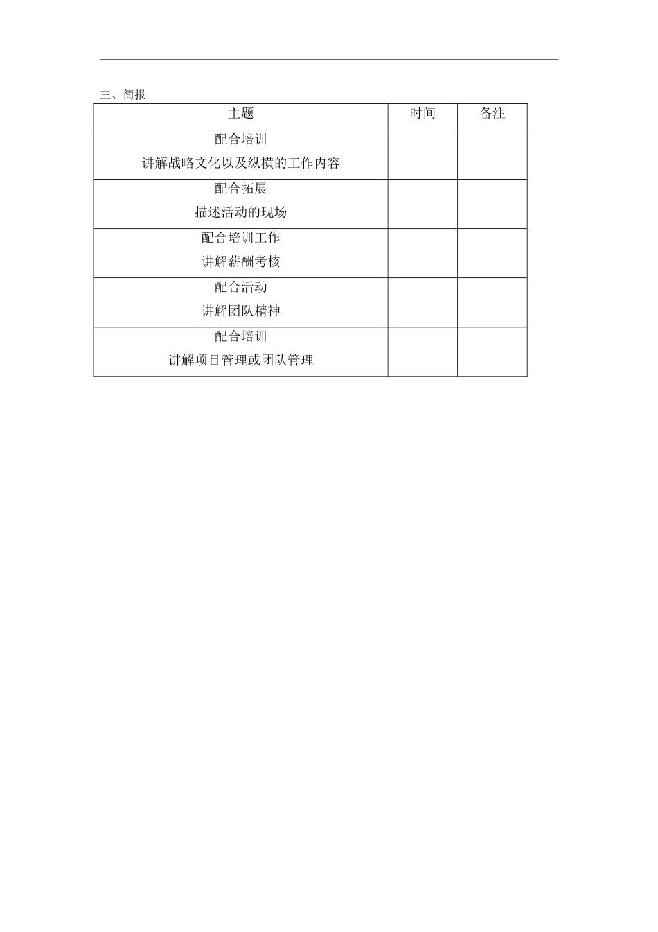 企业管理_人事管理制度_8-员工培训_1-名企实战案例包_04-北大纵横—中国城市设计西南分院培训_北大纵横—中国城市设计西南分院—0820培训工作计划_第3页