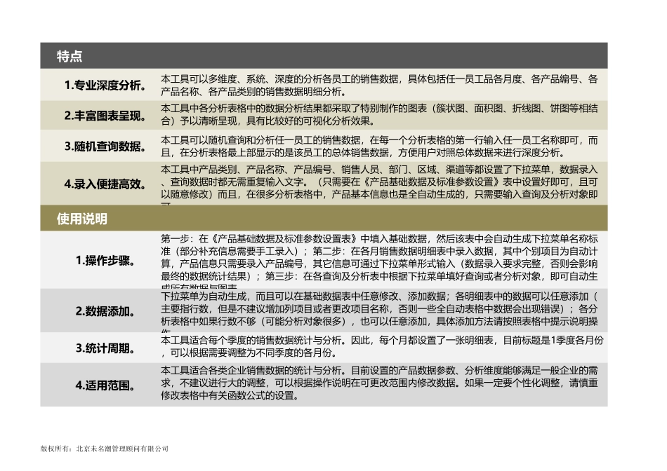 企业管理_营销管理_任一员工季度销售数据深度分析工具_第2页