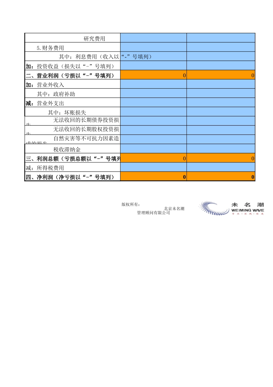 企业管理_财务管理_利润表-月报_第2页