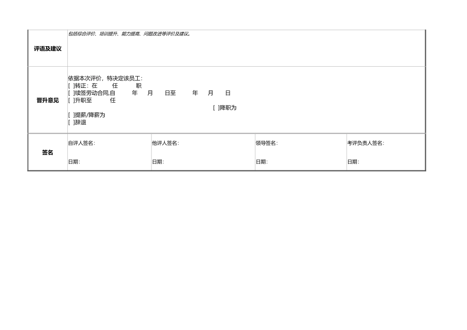 企业管理_绩效考核表_05-5-一般销售人员绩效考核表（含自动计算、等级评价、任意1_第3页