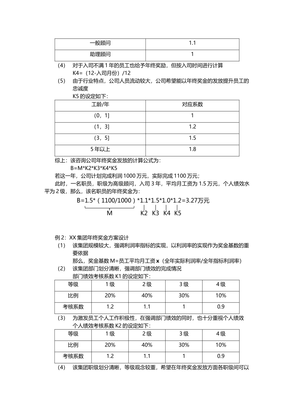 企业管理_人事管理制度_12-年终奖管理_6-年终奖之方案策划_年终奖金发放方案设计（多个层面、多重系数）_第3页