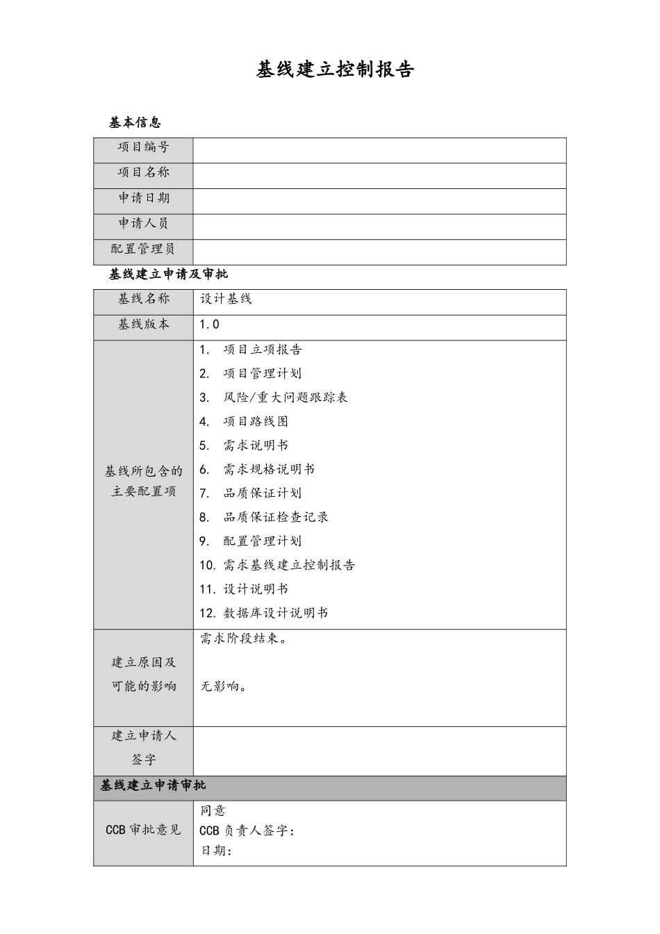 企业管理_研发管理制度_8-配置管理制度_23-系统基线建立控制报告_第1页