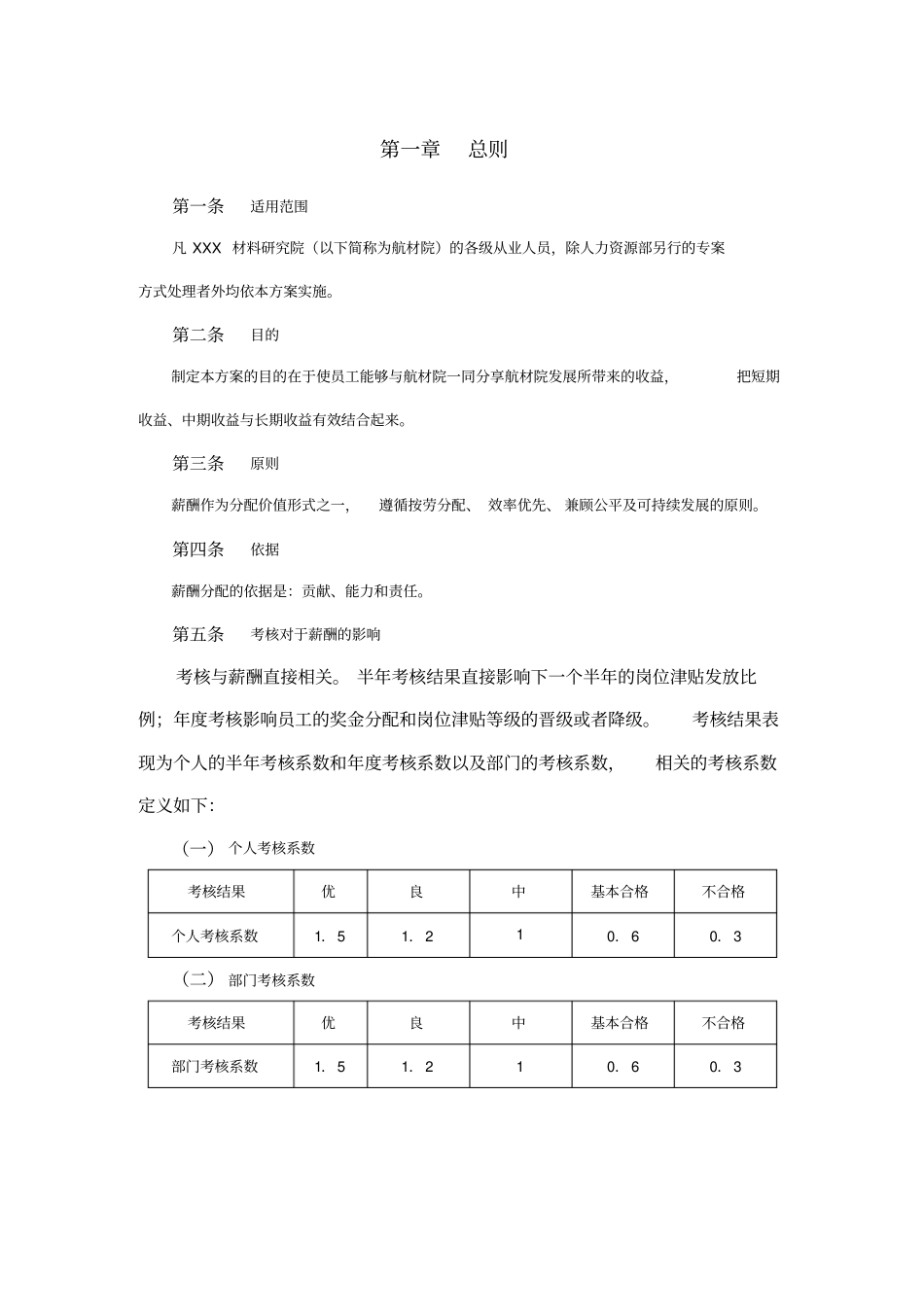 企业管理_人事管理制度_2-薪酬激励制度_0-薪酬管理制度_42-【行业分类】-研究院_某材料研究院薪酬设计方案_第2页