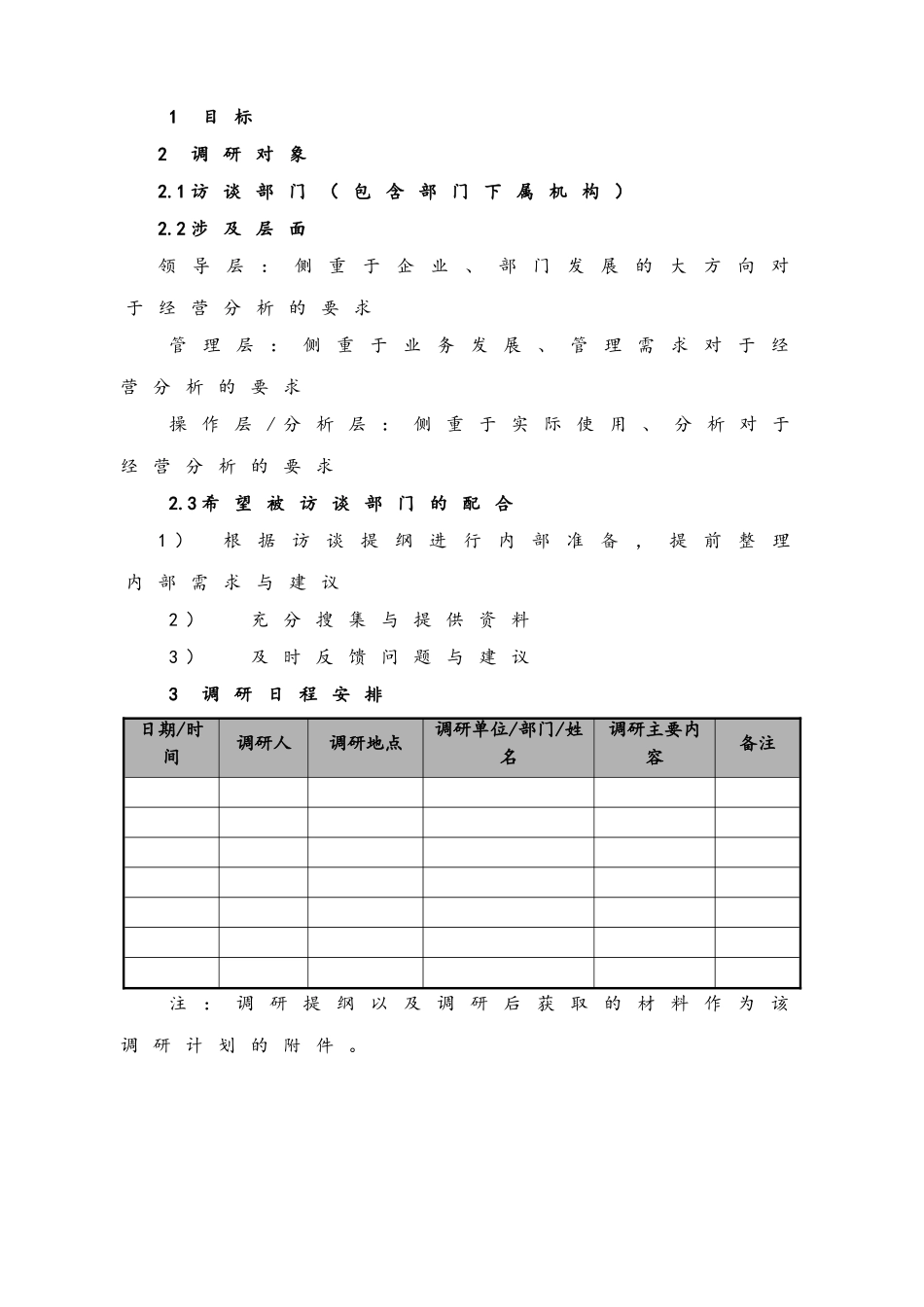 企业管理_研发管理制度_2-研发需求管理_07-项目调研计划_第3页