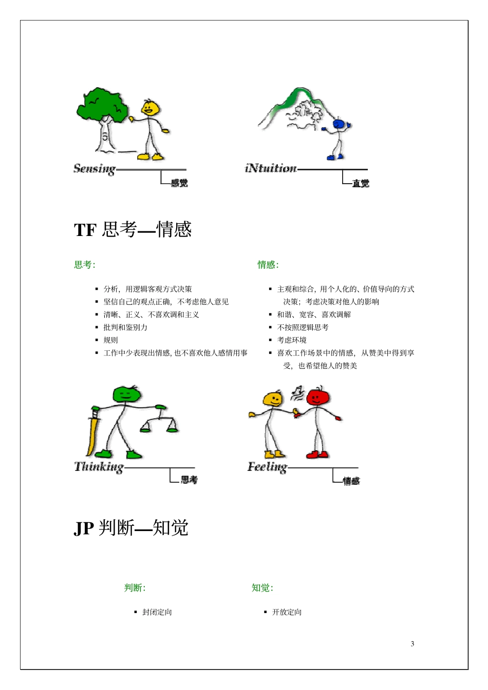 企业管理_人事管理制度_14-人才评估及管理制度_1-人才测评_1.职业性格（MBTI）测评_MBTI说明_第3页