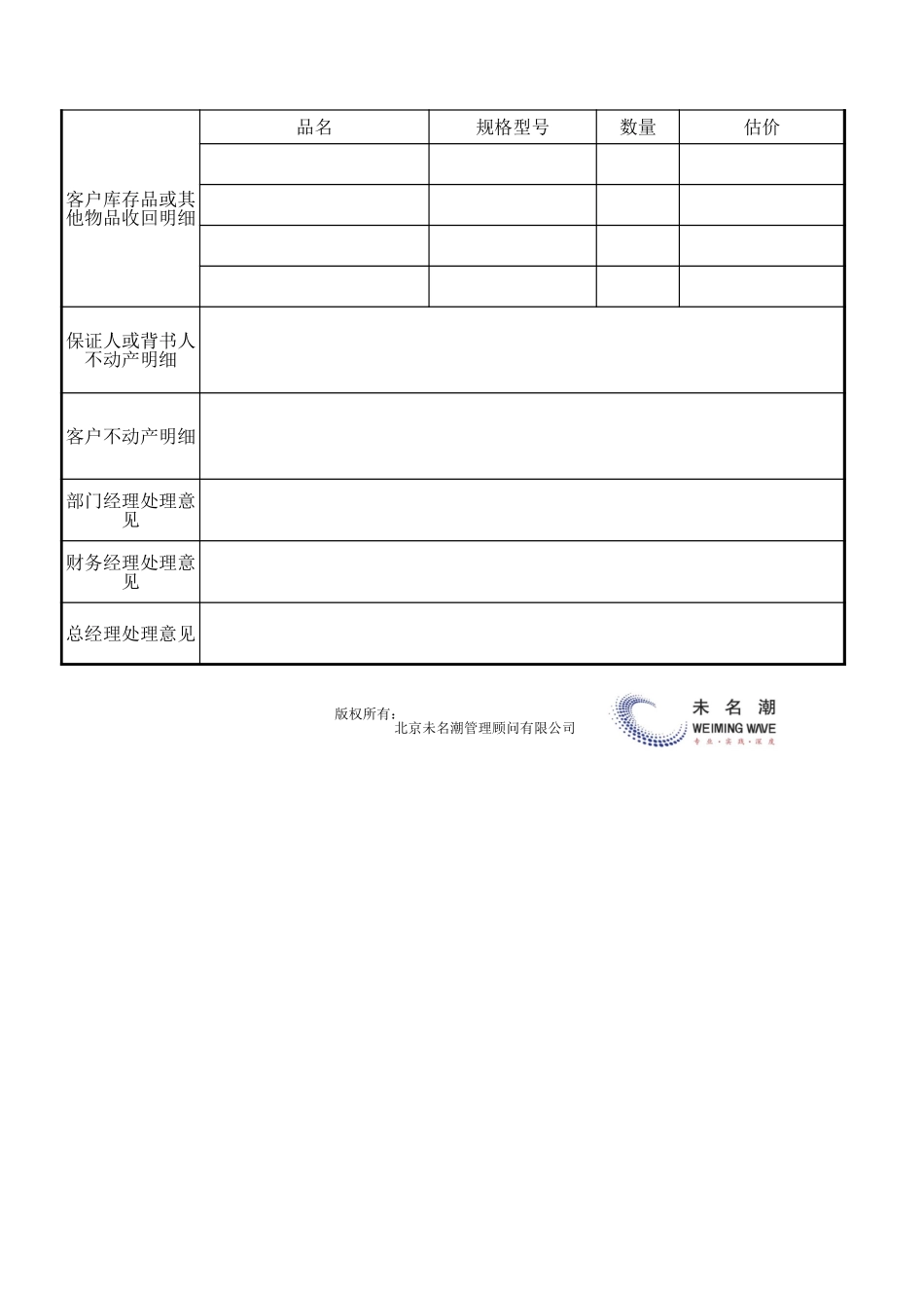 企业管理_财务_问题账款报告单_第2页