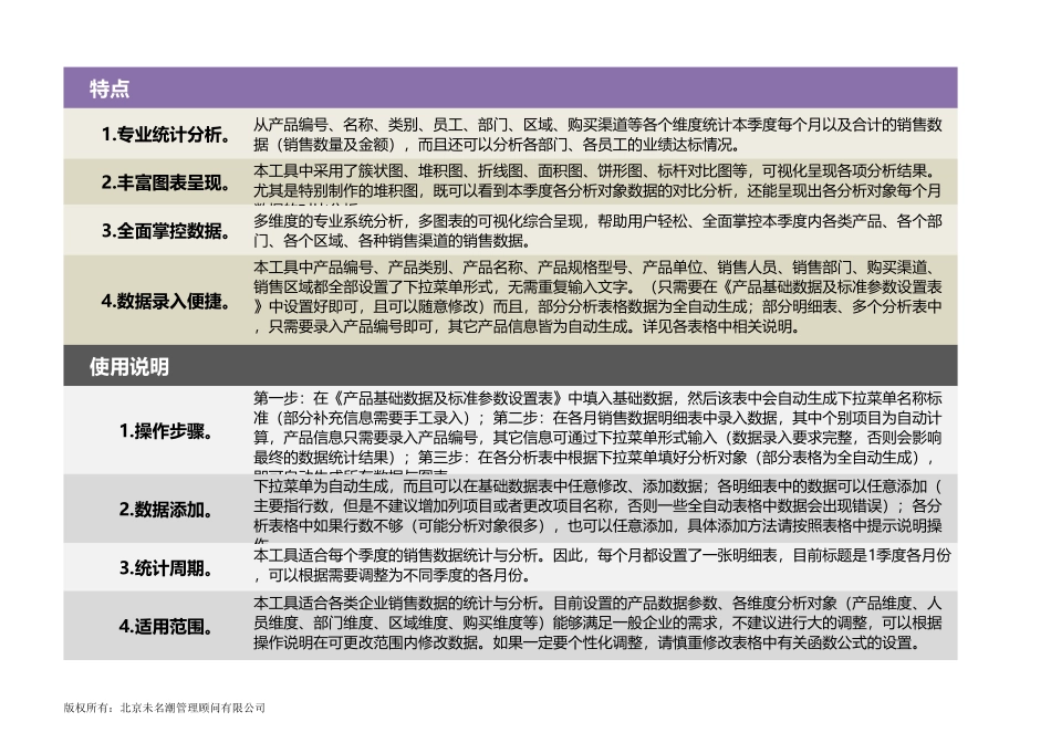 企业管理_营销管理_季度销售数据统计与总体分析系统_第2页