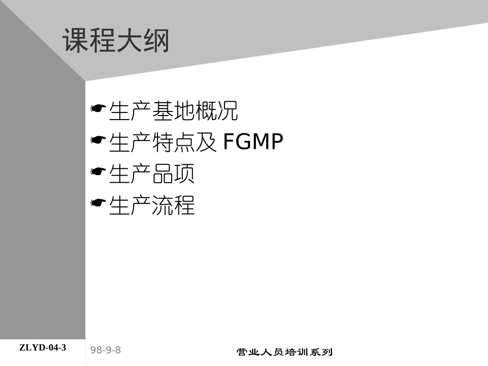 企业管理_人事管理制度_8-员工培训_4-培训案例_05助代-产品与生产流程.PPT_第3页