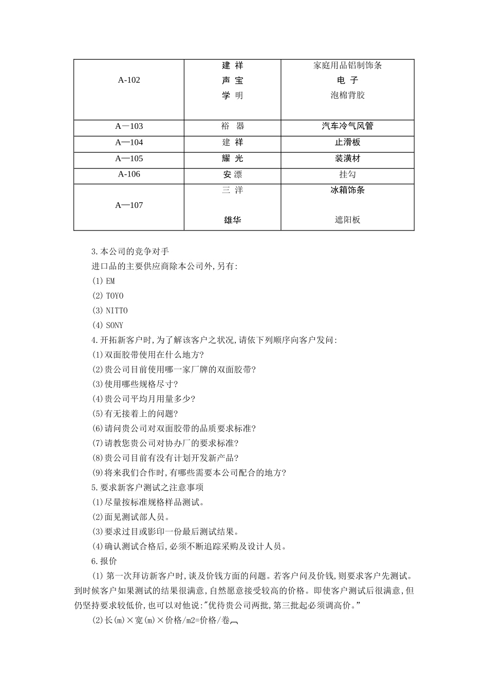 企业管理_人事管理制度_3-人事管理_1-入职管理_1-5入职管理-入职培训_销售人员培训典范_工业品工作人员教育.DOC_第2页