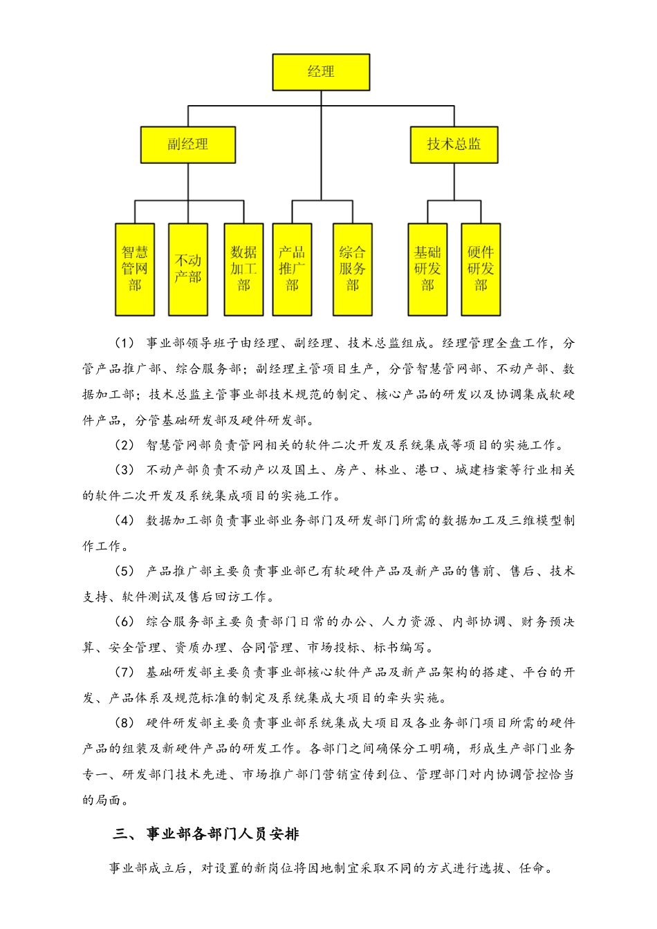 企业管理_研发管理制度_1-研发人员考核与激励_21-公司关于XX研发中心更名及组织架构改建的实施方案_第2页