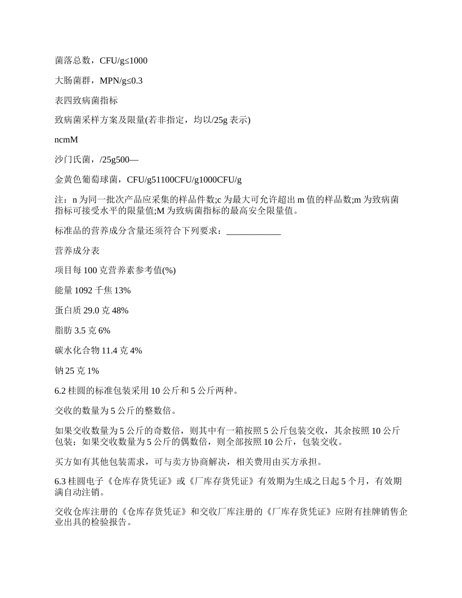 超市桂圆批发合同_第3页