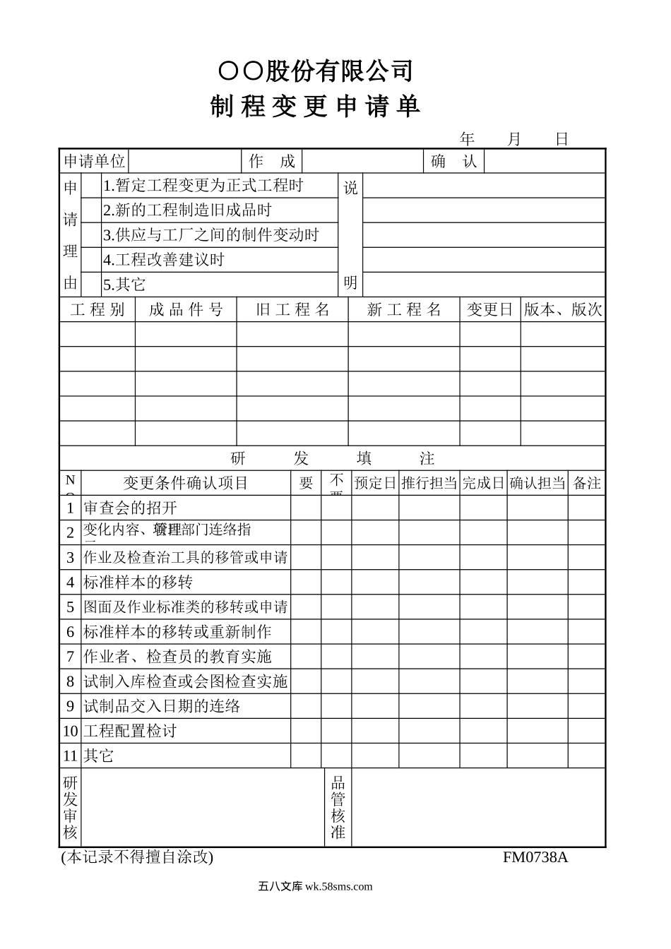 制程变更申请单_第1页