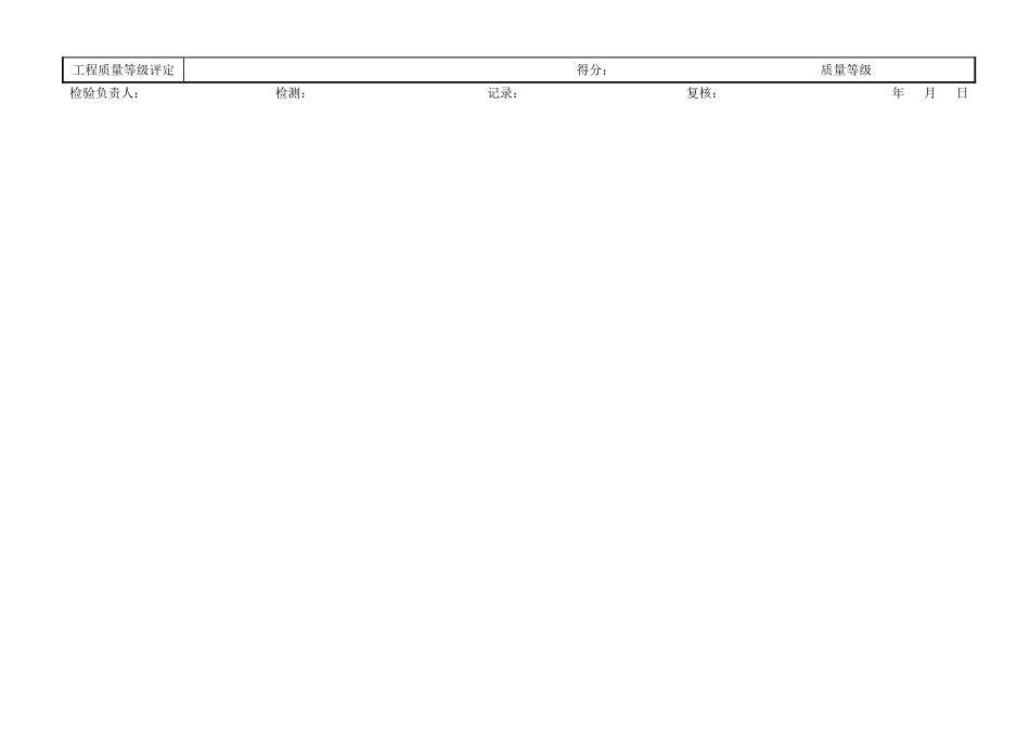 分项工程质量检验表_第2页