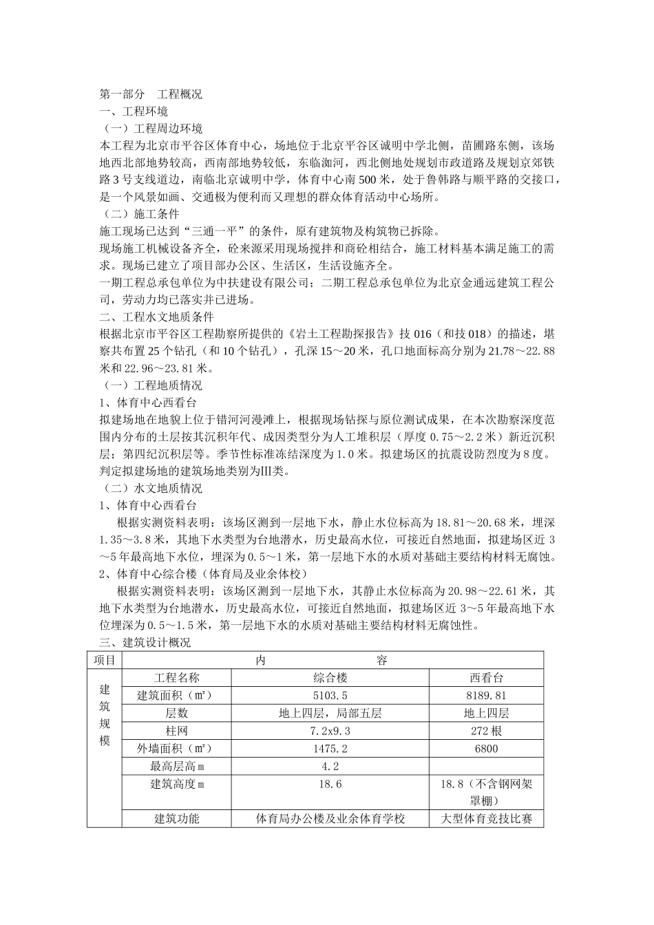 北京市平谷区体育中心监理规划_第2页