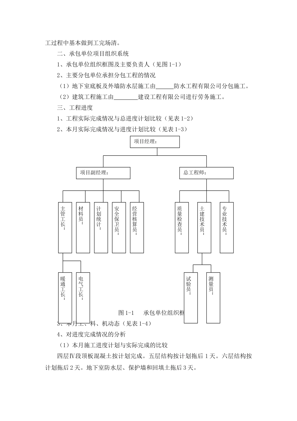 住宅楼工程监理月报_第2页