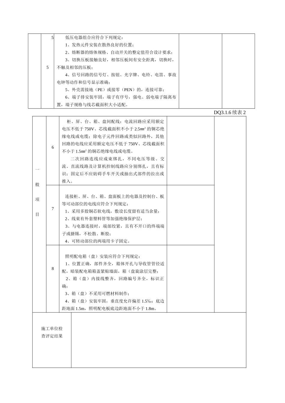 DQ3.1.6成套配电归、控制归和动力、照明配电箱_第3页