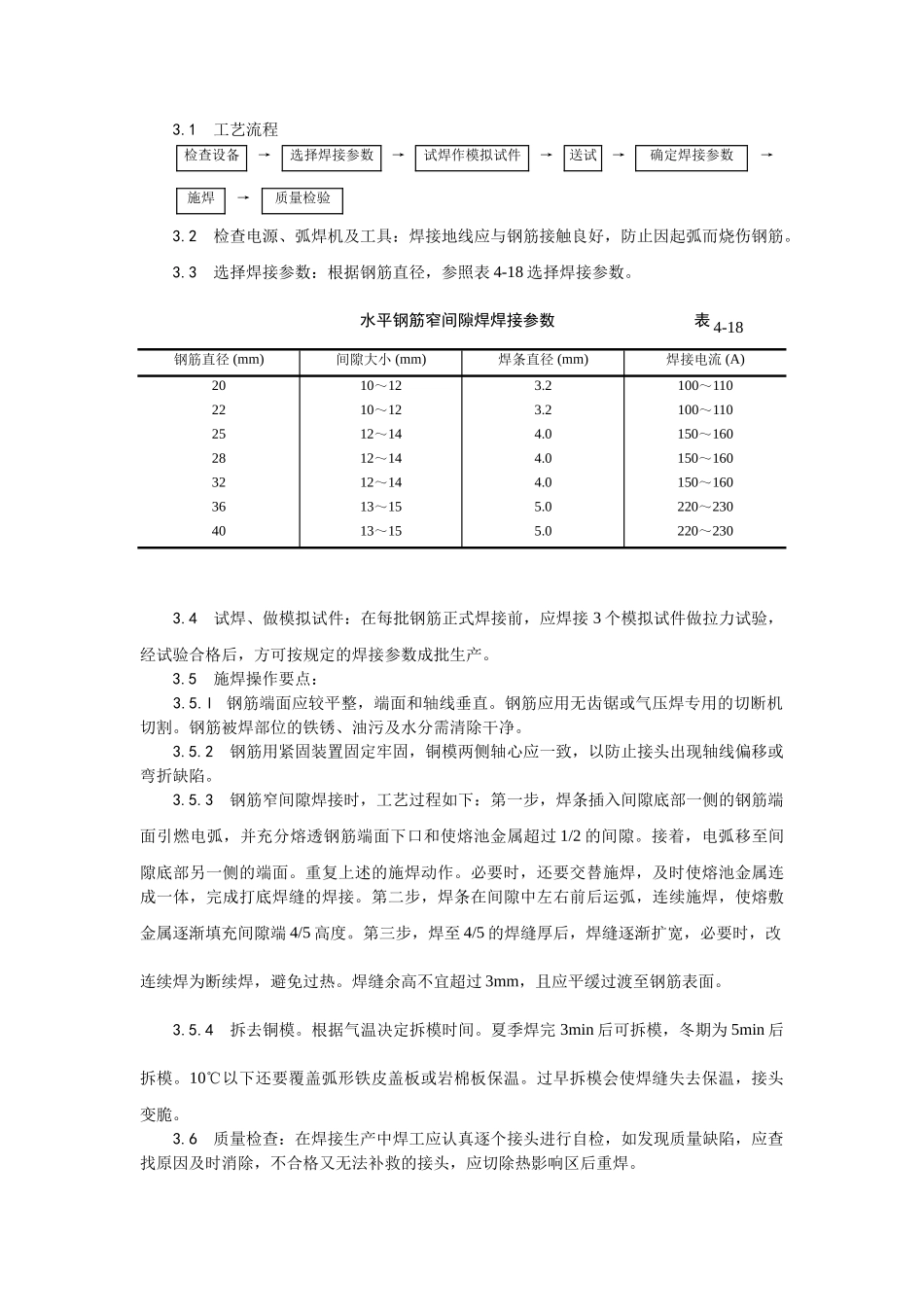 012水平钢筋窄间隙焊施工工艺_第2页