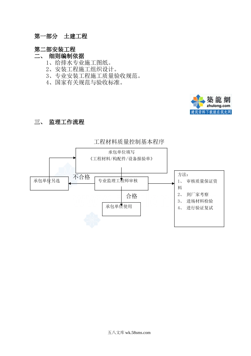 安装供水细则_第1页