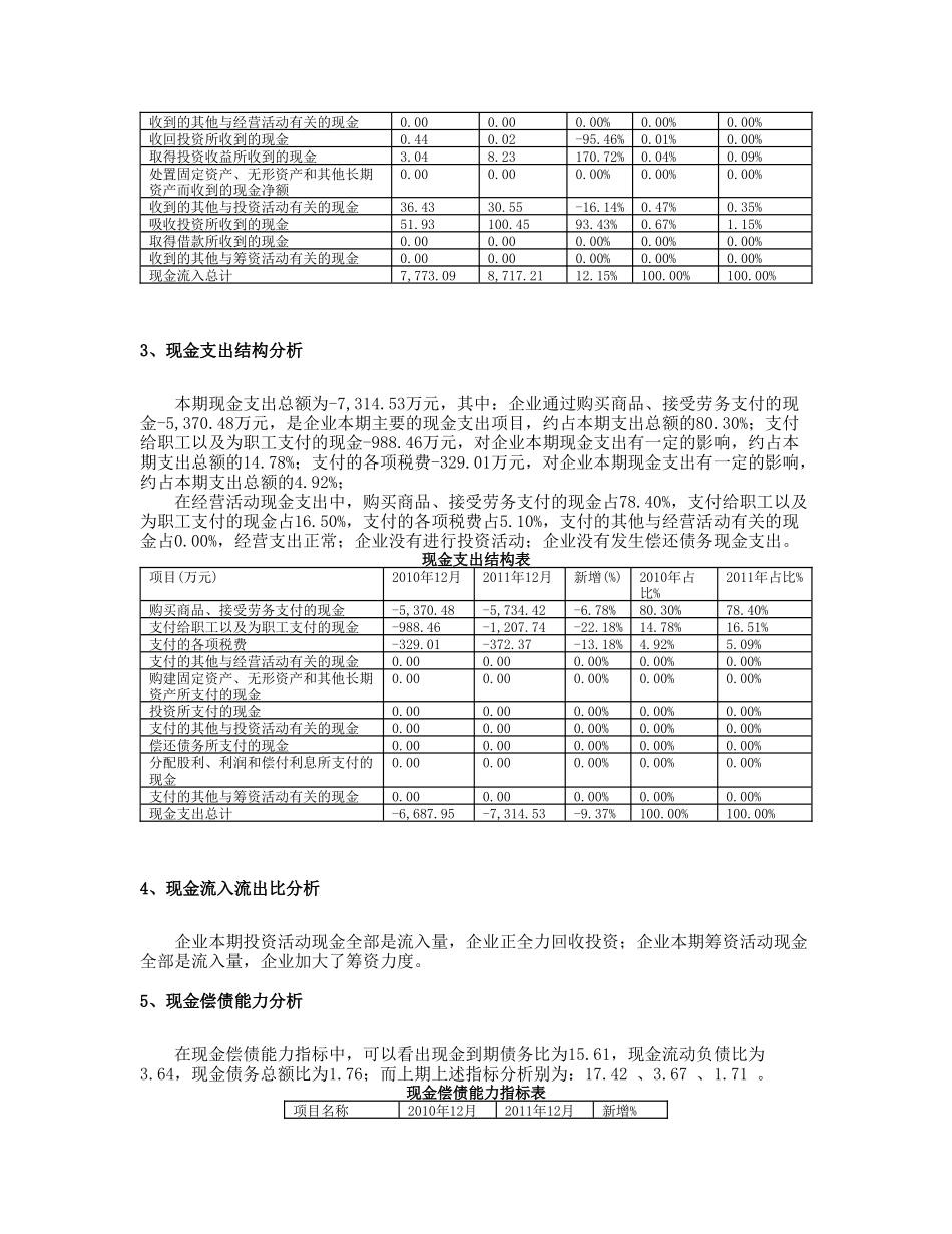 现金流量表分析报告_第2页