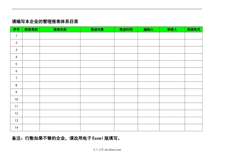 0103财税工具：《管理报表体系目录梳理》V1_第1页