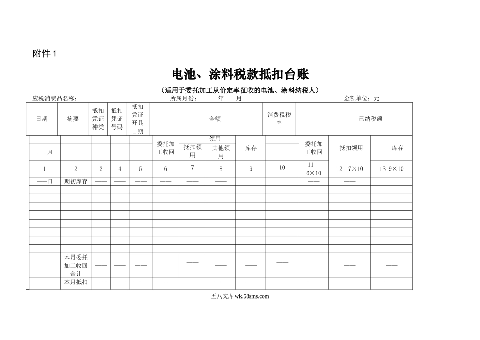 电池、涂料税款抵扣台账.DOC_第1页