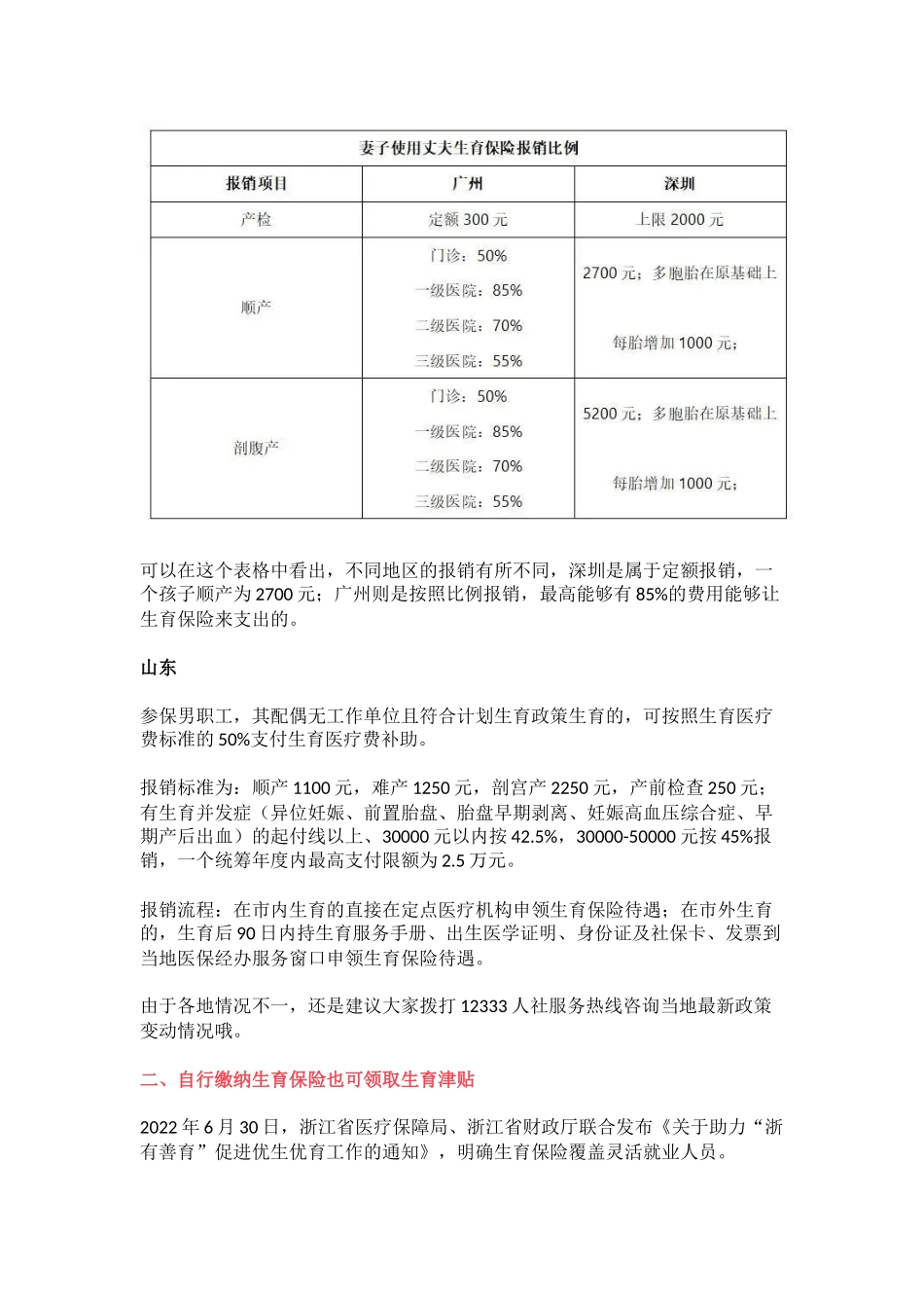 2023版生育津贴&产假工资算法、发放标准、所需材料_第3页