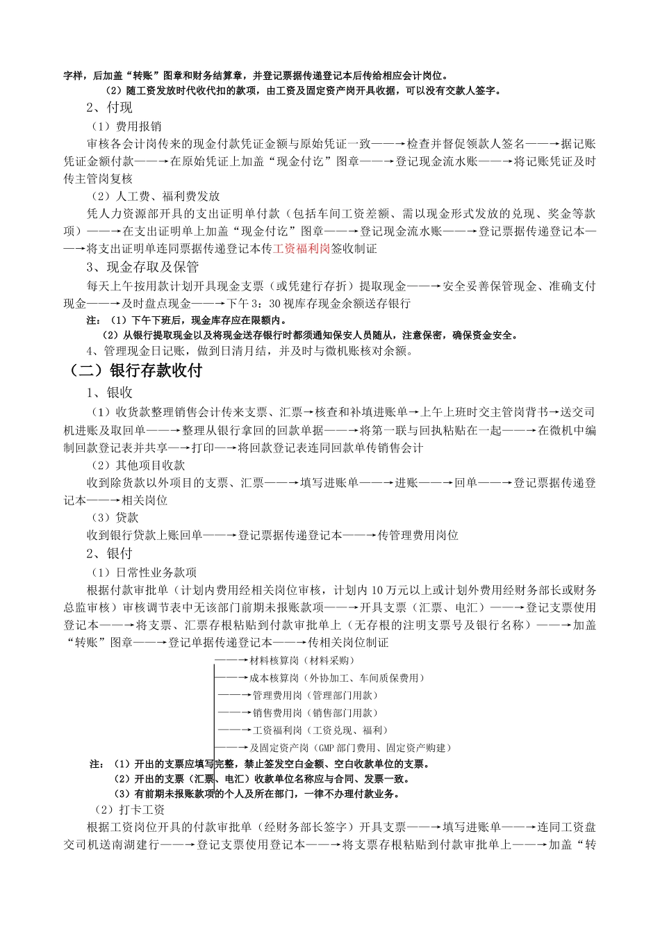 公司财务流程与会计做账流程_第3页