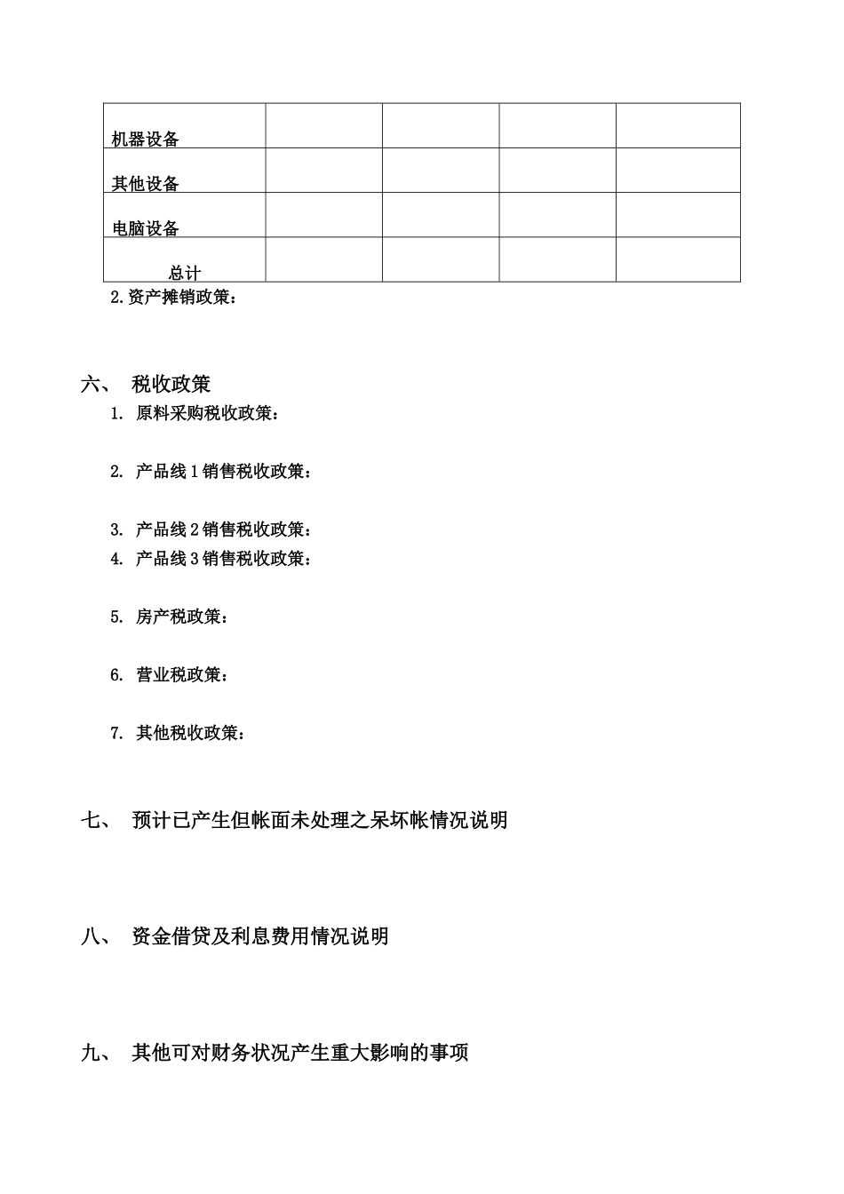 作业指引5：预算编制说明书_第2页