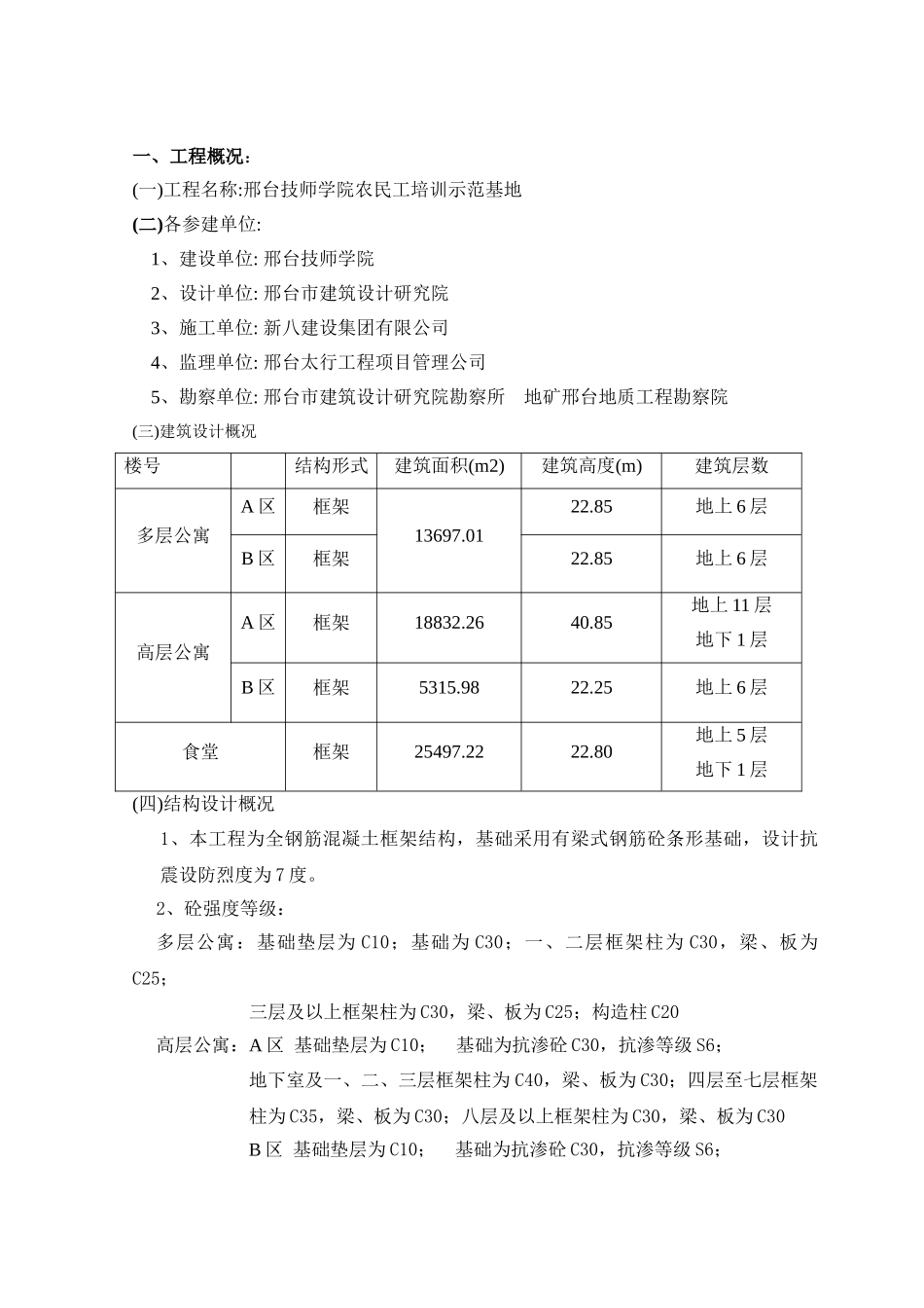 某学院农民工培训示范基地工程监理规划_第2页