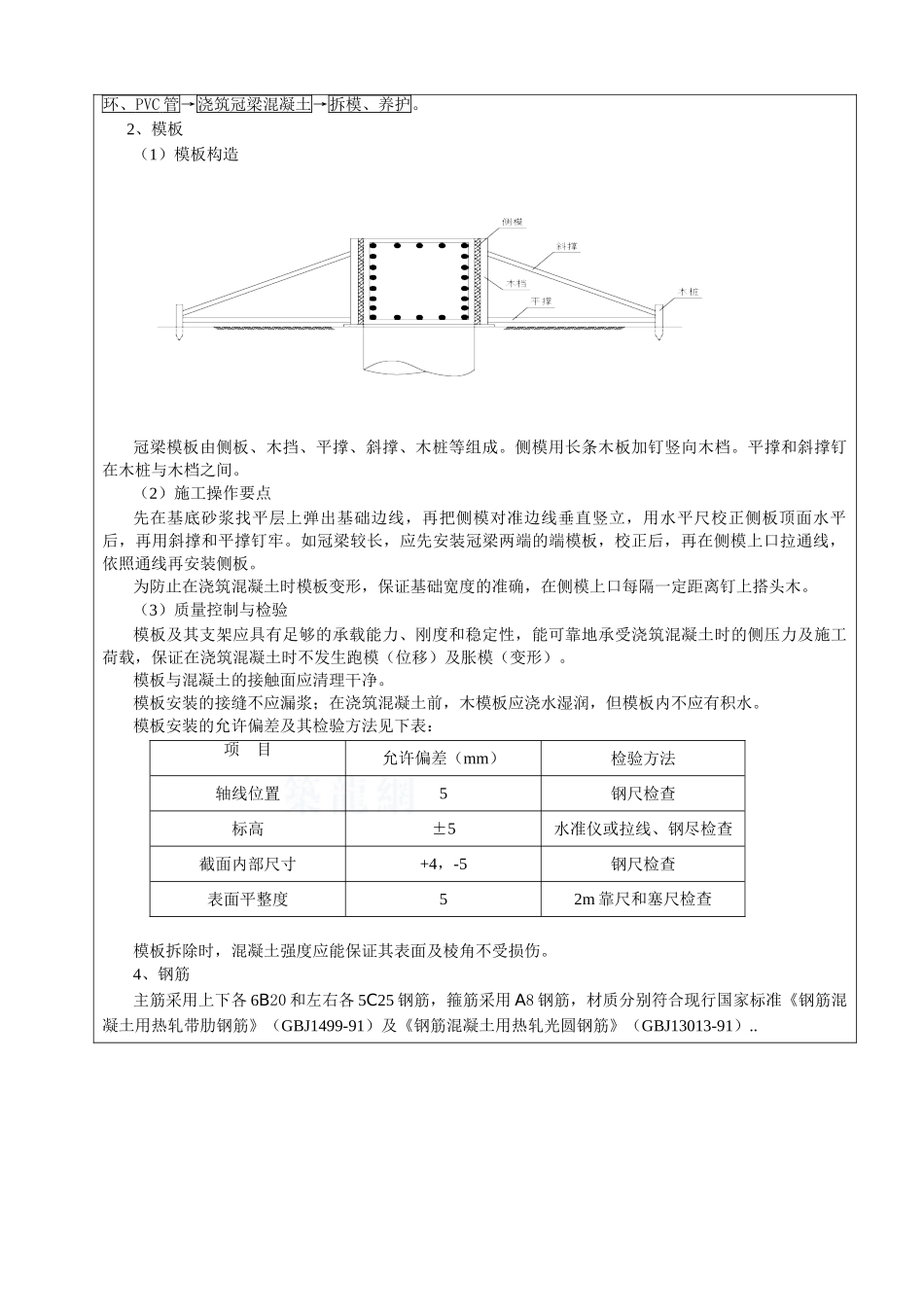 冠梁技术交底_第2页