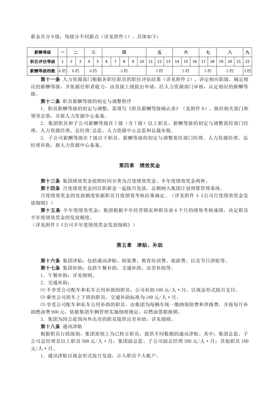 【案例】万科集团薪酬福利制度_第3页