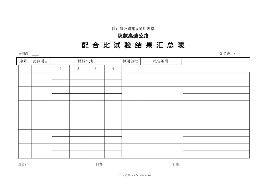 配合比汇总表_第1页