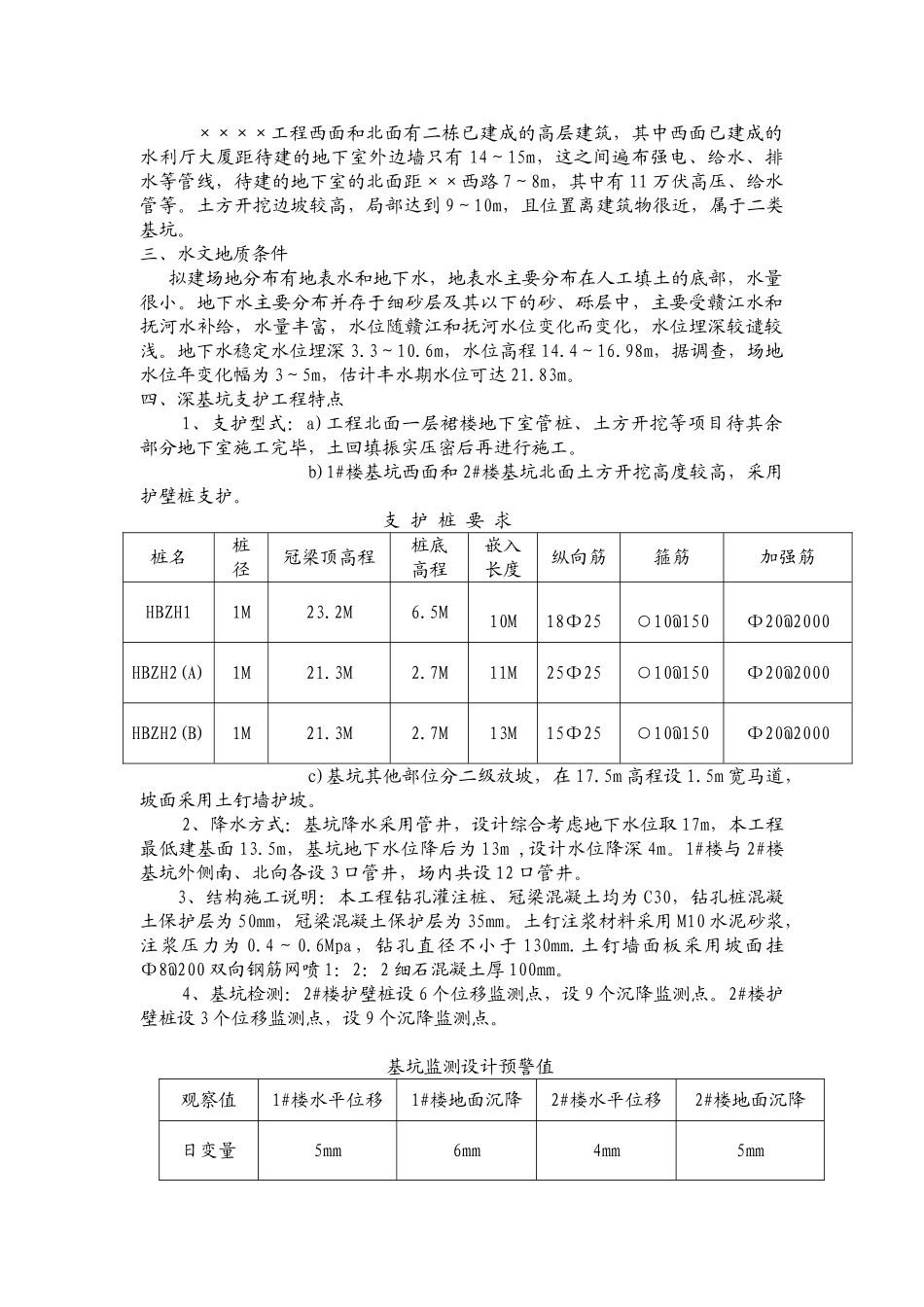 某工程深基坑支护监理实施细则_第2页