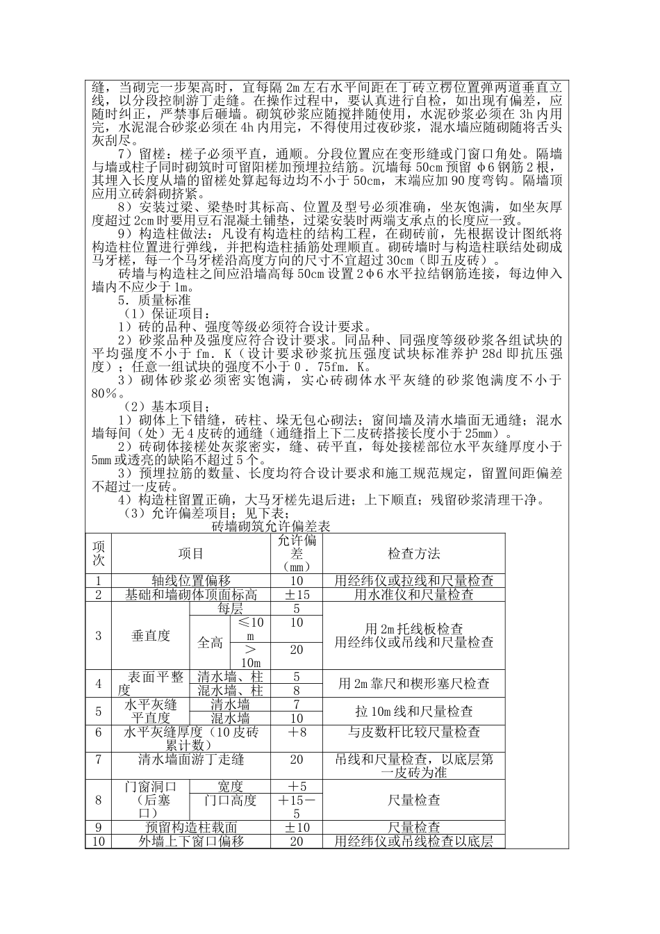 砖砌体工程技术交底2_第3页