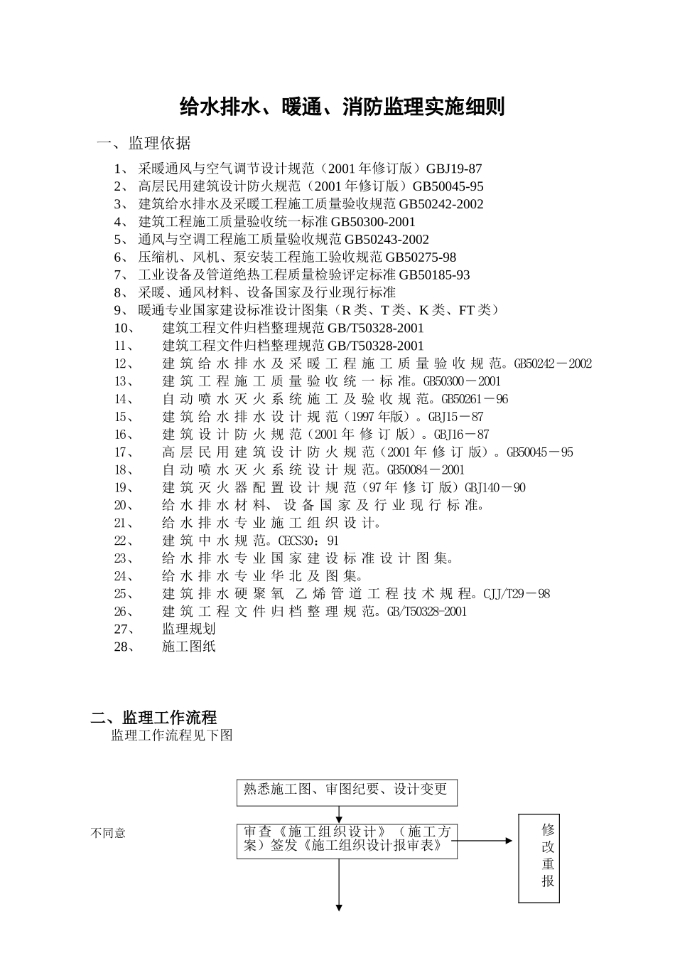 给水排水、暖通、消防监理实施细则_第2页