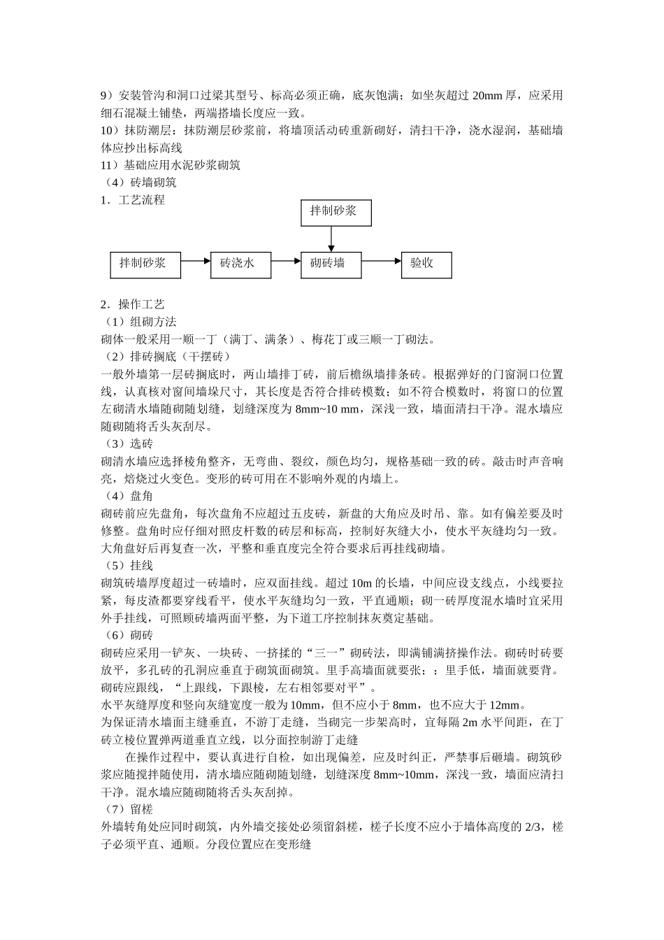 砌体工程技术交底7_第2页