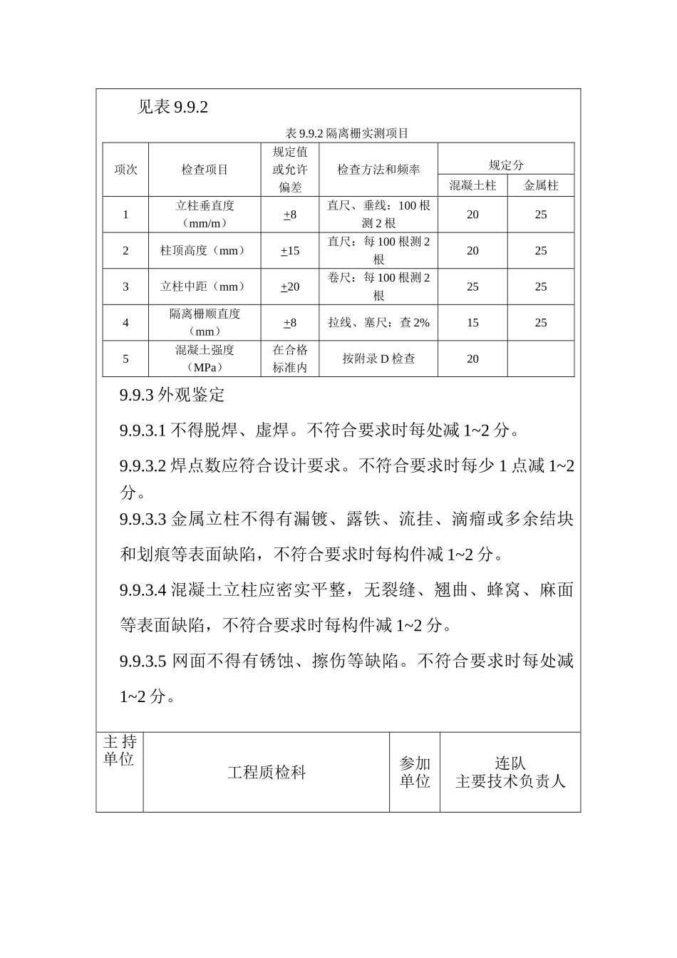 某高速公路隔离设施技术交底_第3页