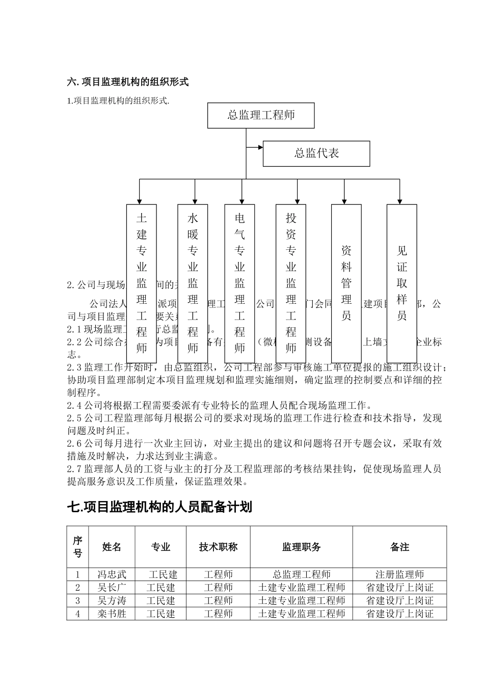 龙口市龙泽华府小区（中区）工程监理规划_第3页