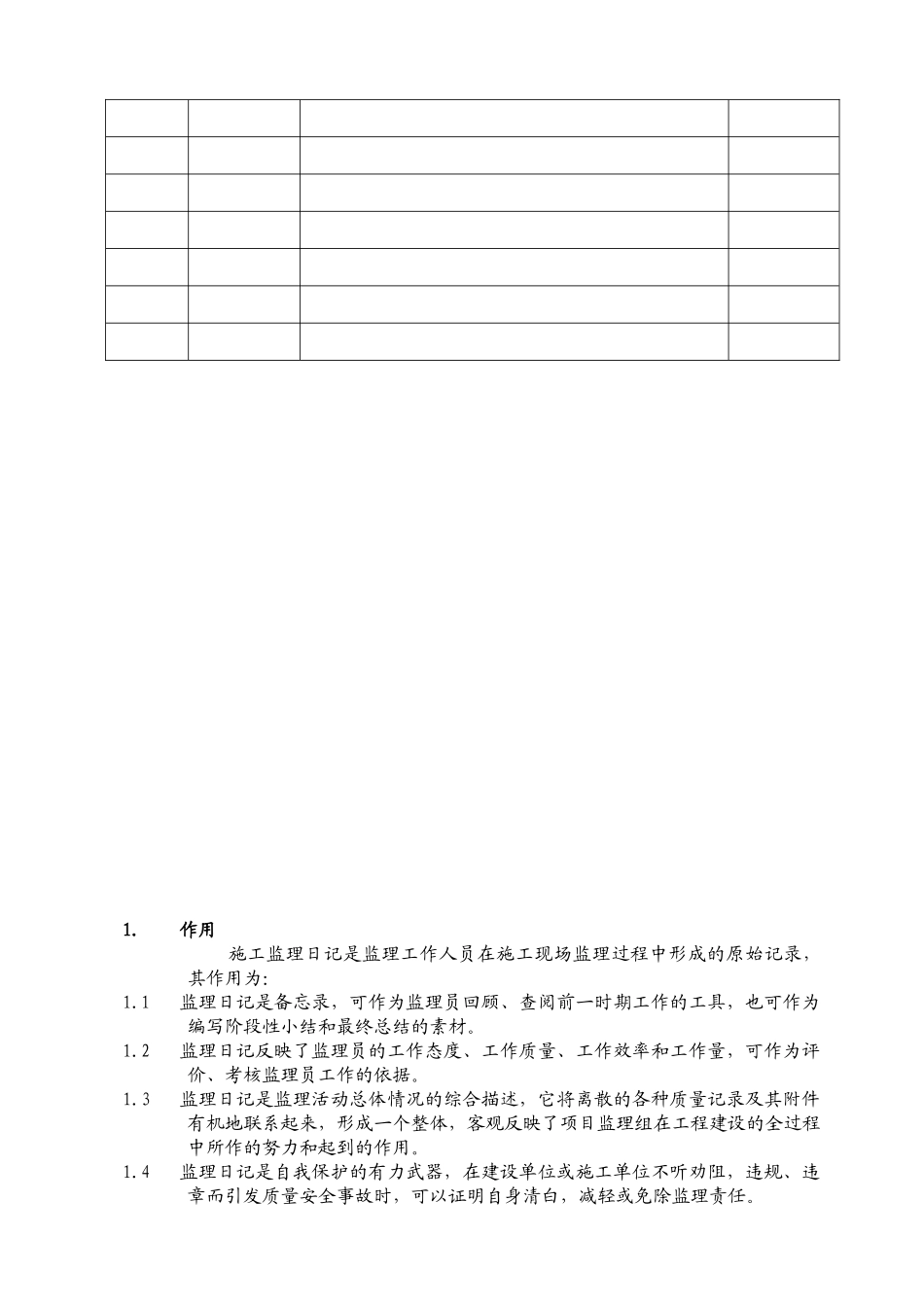 施工监理日记实施要点_第2页