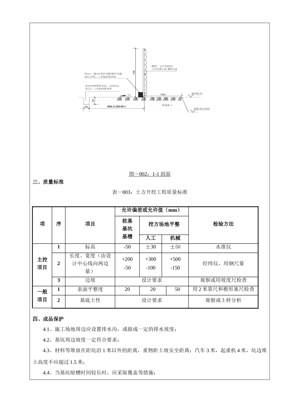 某城市广场土方开挖工程技术交底_第3页