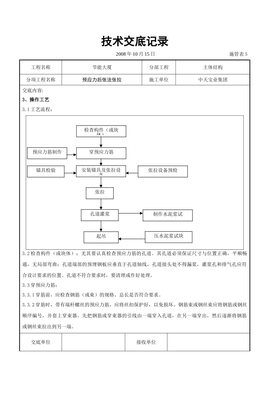 预应力后张法张拉交底记录_第3页