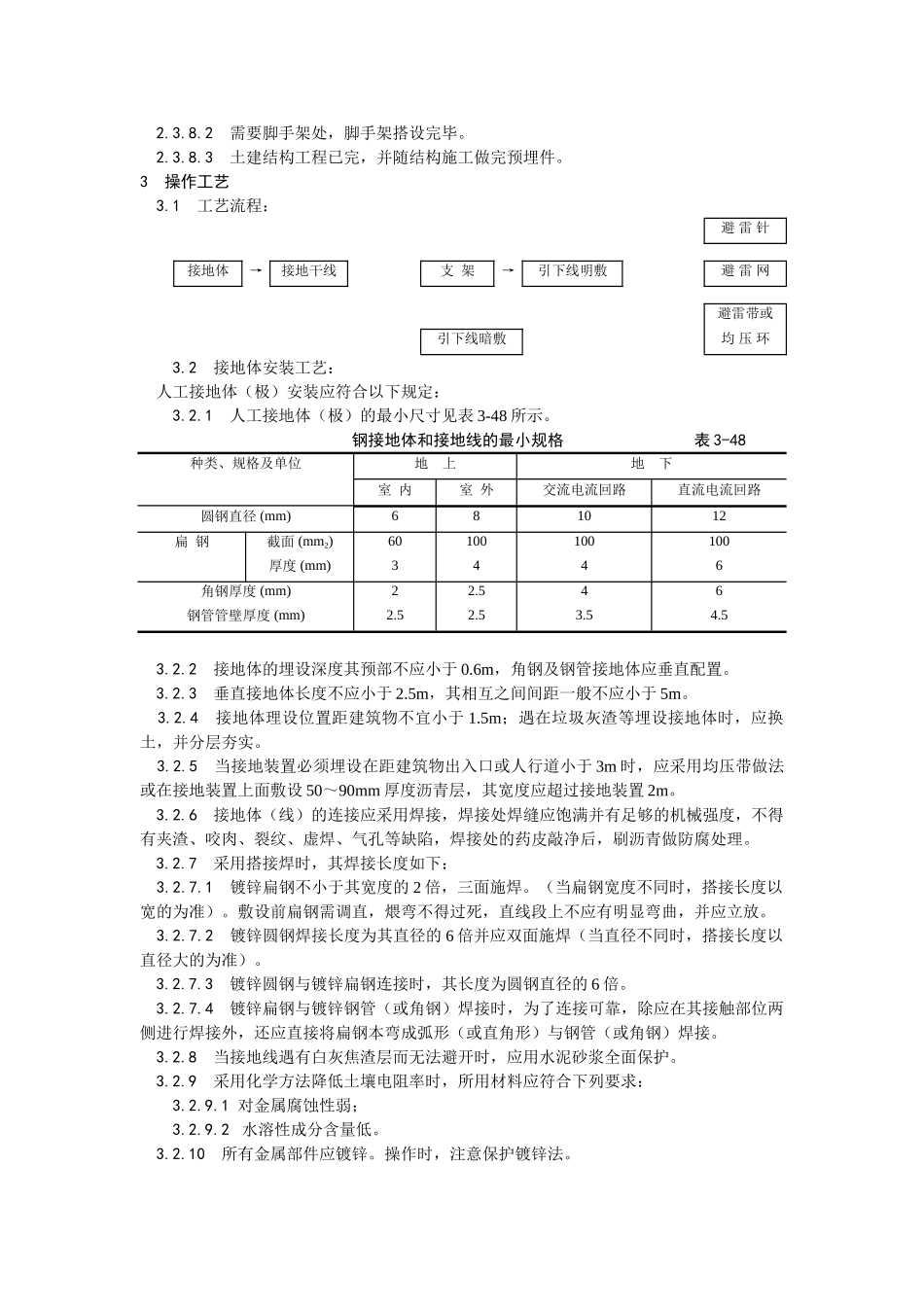 022防雷及接地安装工艺_第2页