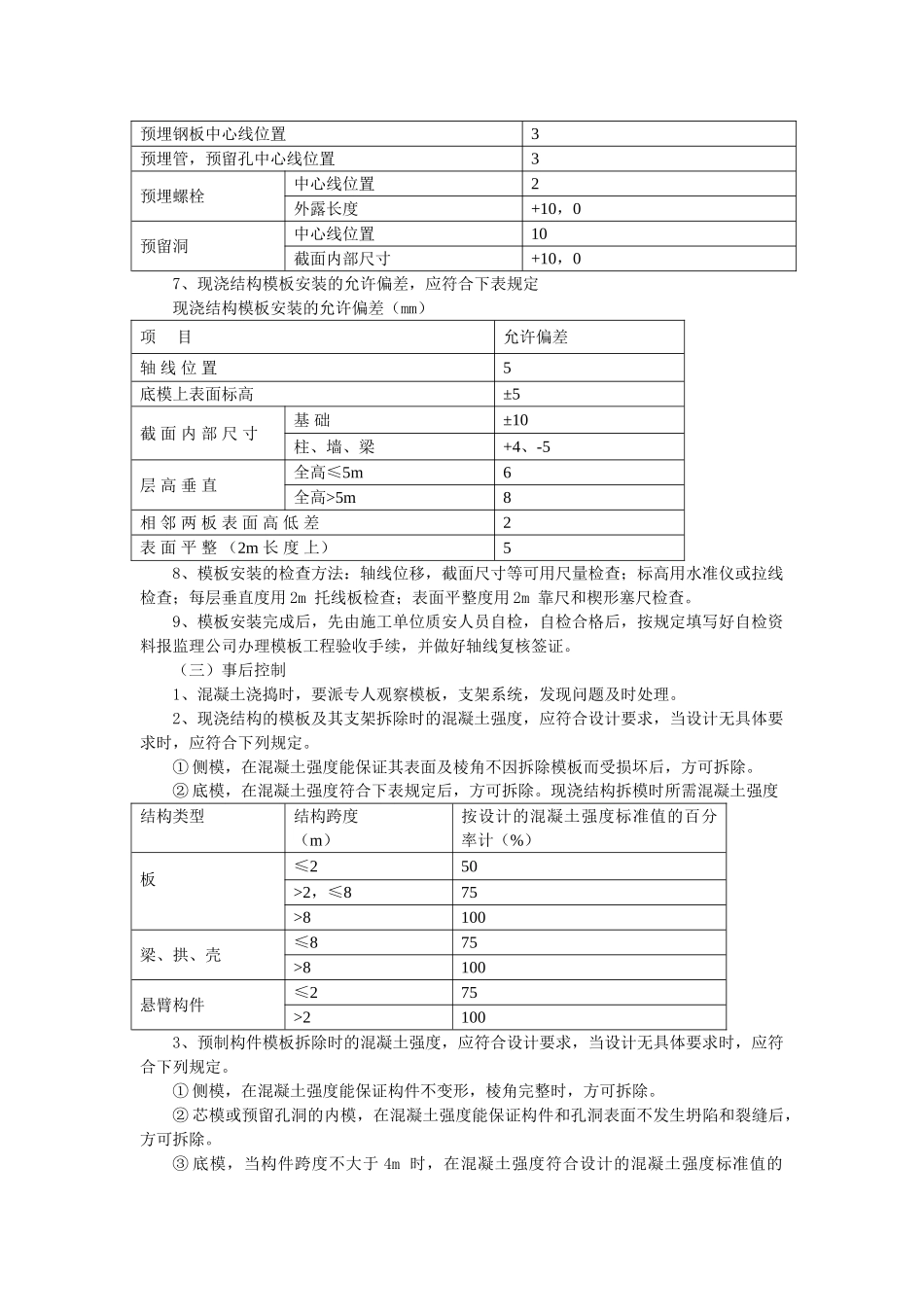模板工程监理实施细则_第3页