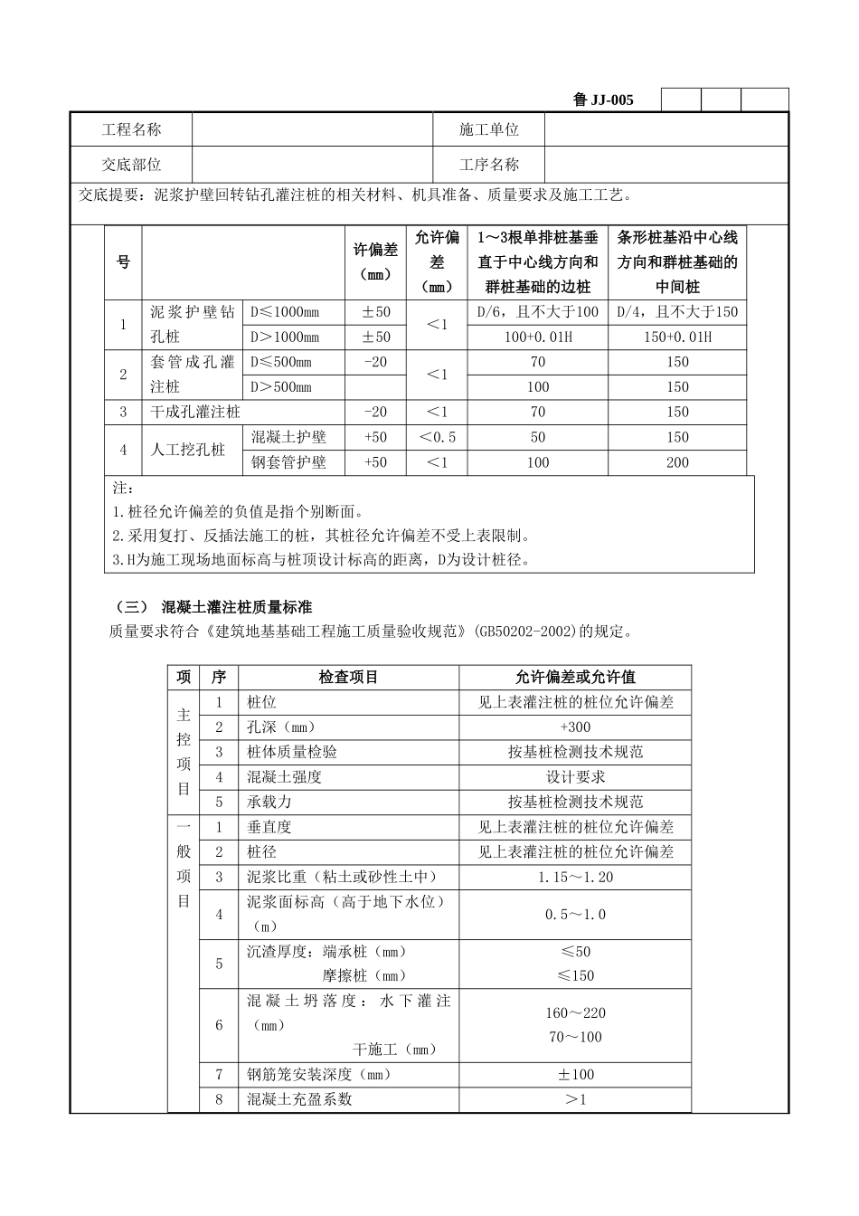 泥浆护壁回转钻孔灌注桩技术交底1_第2页